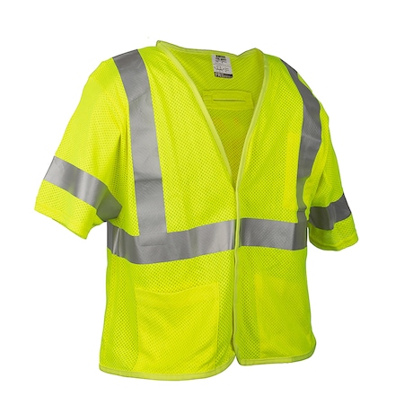 Cordova Modacrylic Safety Vest, COR-BRITE, Type R, Class 3, FR, 2XL VMFR3012XL